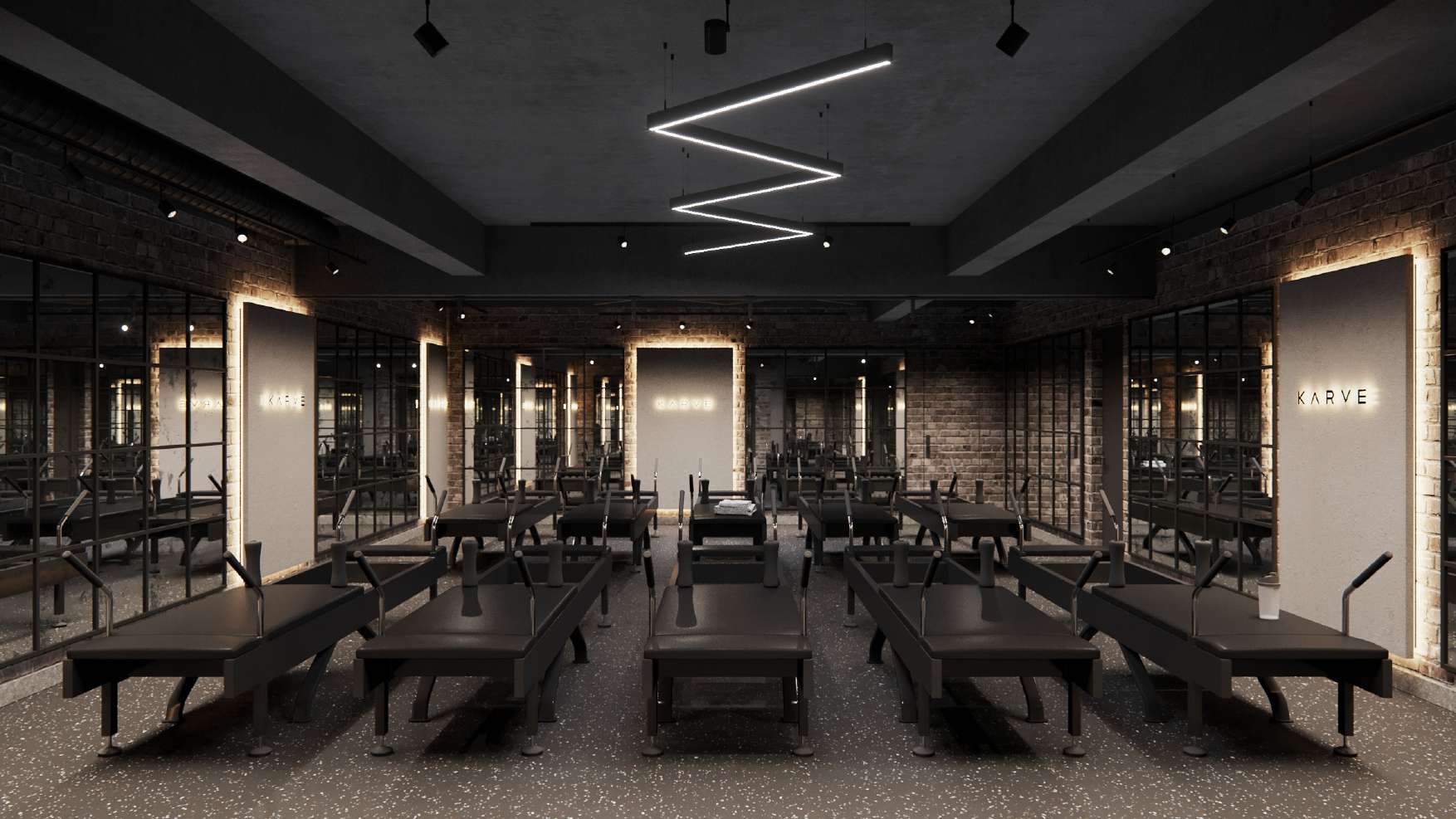 Architect's visualisation of the Transformer studio at KARVE Kensington Architect's visualisation of the Transformer studio at KARVE Kensington