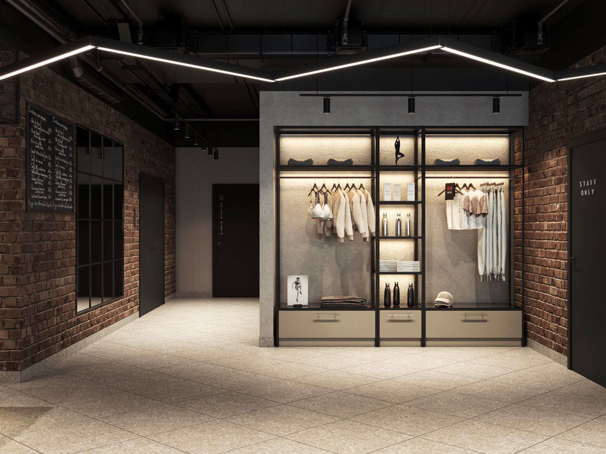 Architect's visualisation of the retail display at KARVE Muscat, opening October 2026 Architect's visualisation of the retail display at KARVE Muscat, opening October 2026