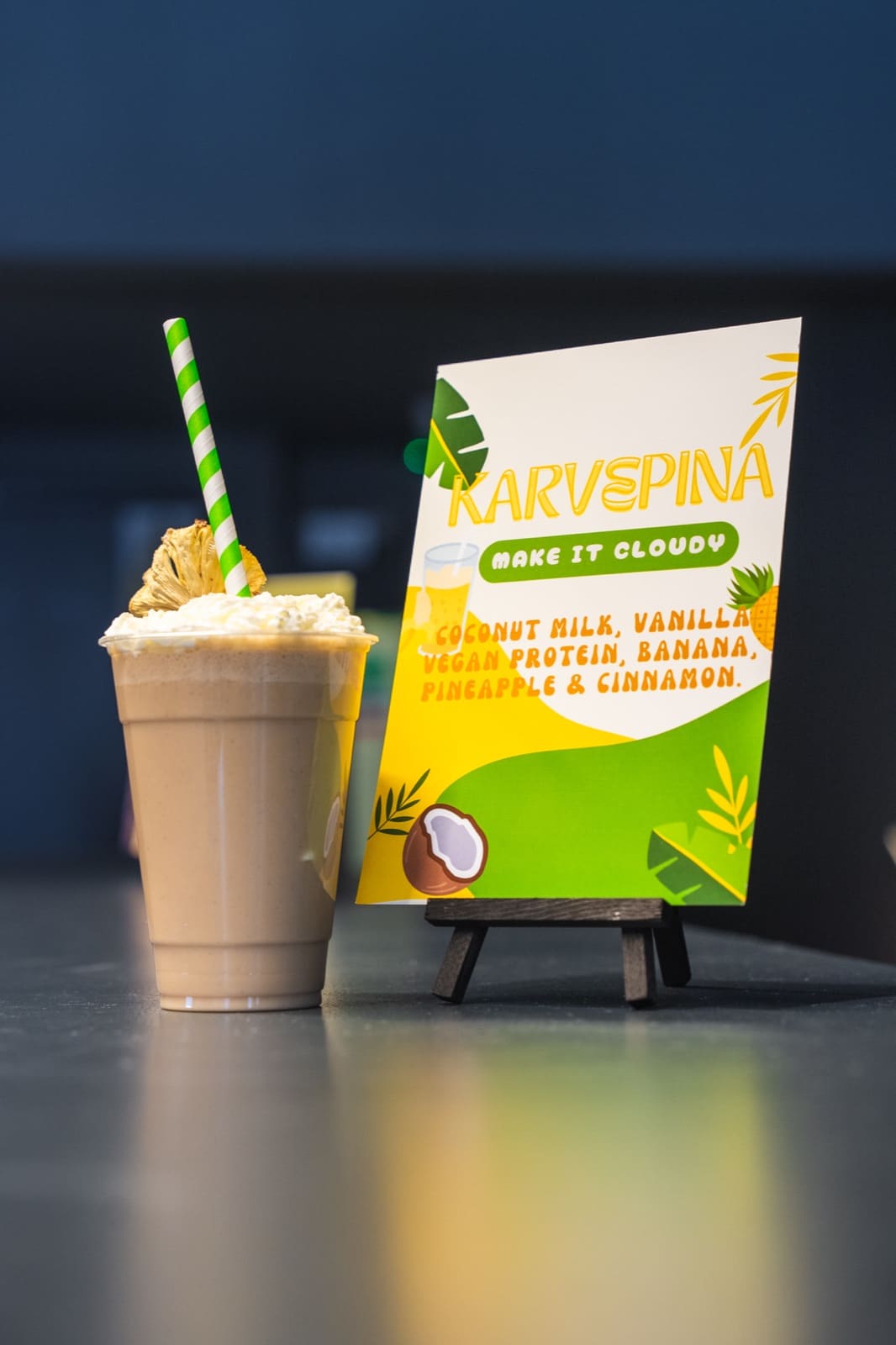 Karvepina — coconut milk, pineapple and cinnamon Karvepina — coconut milk, pineapple and cinnamon