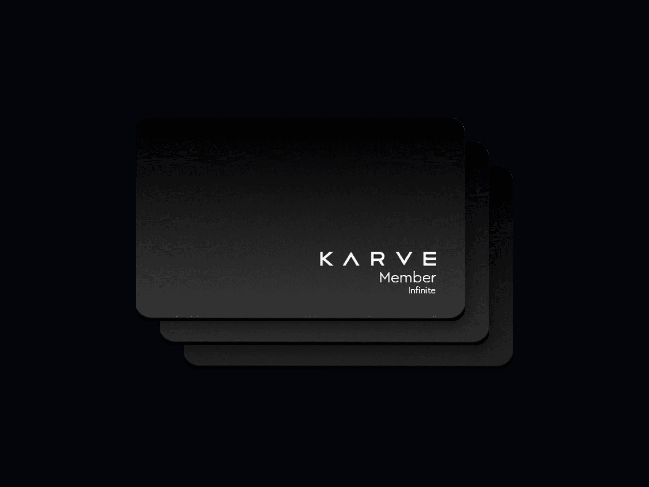 KARVE membership cards KARVE membership cards