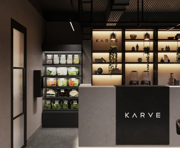 Coffee, smoothies, and tea selection at Cafe & Lounge Area Cafe & Lounge Area at KARVE Club