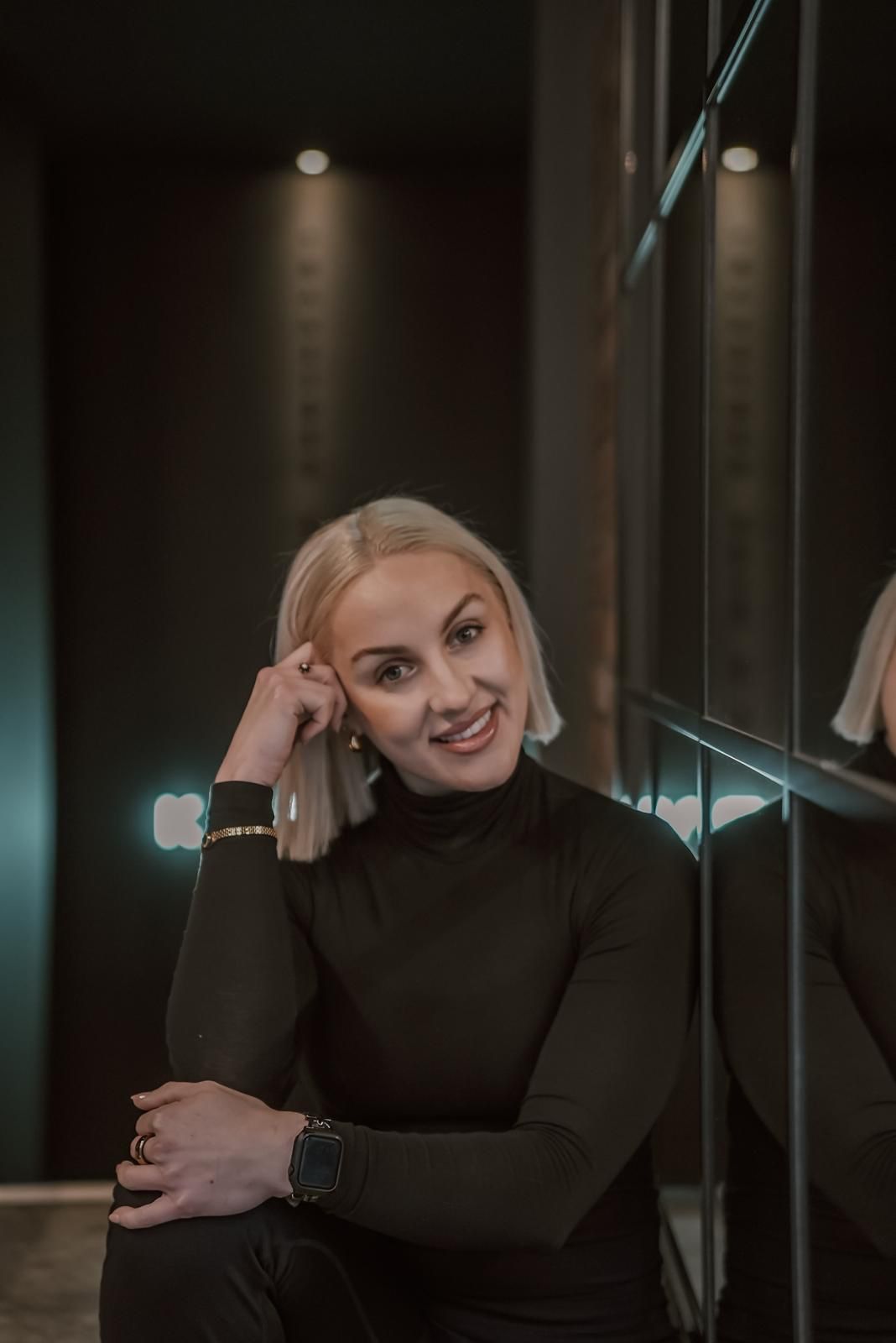 Portrait of Danni B, the Instructor. DANNI B instructor pilates Karve.Club in London